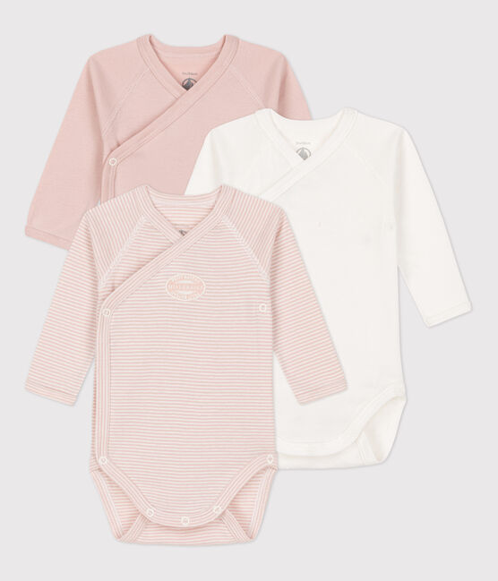3er-Set langärmelige Baby-Bodys aus Baumwolle variante 1