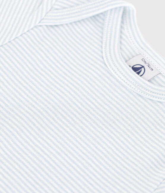 Kurzärmeliger Baby-Body aus Baumwolle mit Print GOMME/ MARSHMALLOW