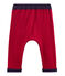 Einfarbige Strick-Babyhose Jungen rot