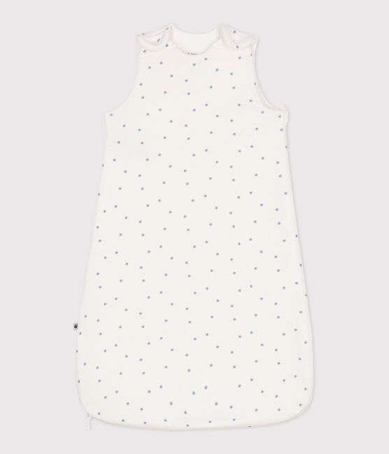 Babyschlafsack aus bedruckter Baumwolle, TOG 0,5 weiss MARSHMALLOW/blau ALASKA