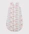 Babyschlafsack aus Baumwolle mit Blumenmotiv TOG-Wert 2 weiss/vielfarbig