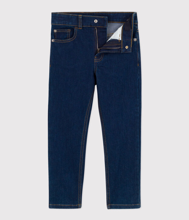 Gerade geschnittene Hose aus Denim f&uuml;r Kinder/Jungen blau
