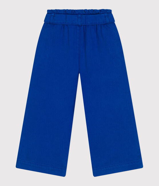 Kinder-Hose aus Baumwoll-/Lyocell-Mischgewebe.  blau SURF