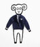 Teddy Jean Jullien blau SMOKING