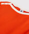Damen-T-Shirt aus Baumwolle orange CAROTT