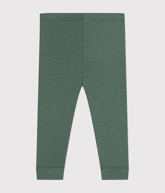 Baby-Leggings aus Baumwolle grün CROCO