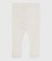 Baby-Leggings aus einfarbiger Baumwolle beige MONTELIMAR CHINE