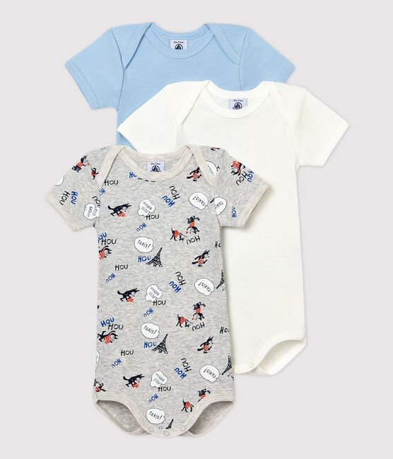 3er-Set Baby-Bodys aus Bio-Baumwolle variante 1