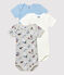 3er-Set Baby-Bodys aus Bio-Baumwolle variante 1