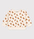 Baby-Sweatshirt aus Baumwolle mit Eulenprint