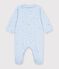 Strampler aus Doppeljersey mit Sternmotiv blau/vielfarbig