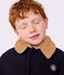 Kinderjacke im Caban-Stil aus einfarbiger Schurwolle SMOKING