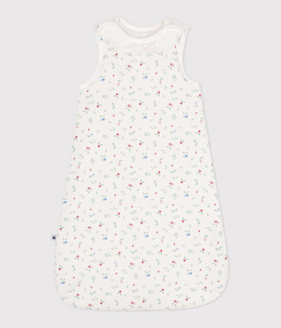 Babyschlafsack aus Baumwolle mit Frucht-Motiv TOG-Wert 2  weiss MARSHMALLOW/weiss MULTICO