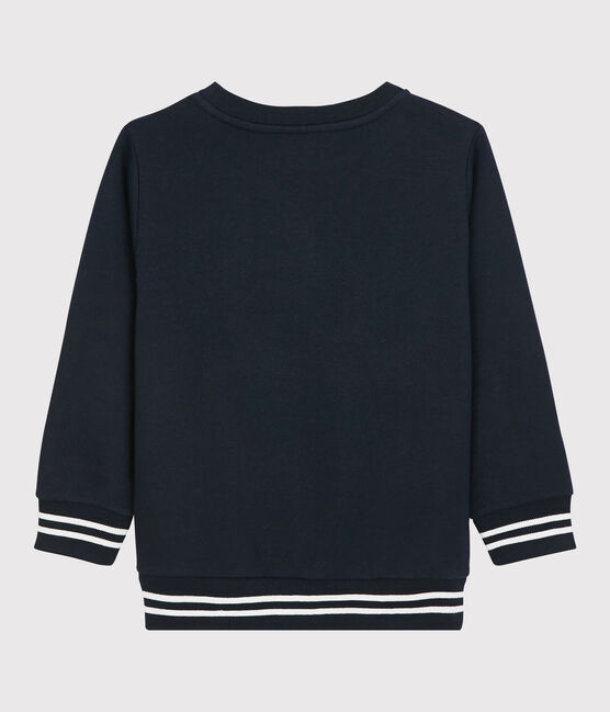 Kinder-Sweatshirt aus Molton für Jungen blau SMOKING