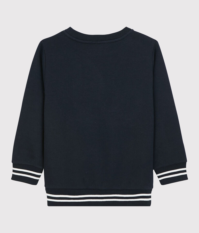 Kinder-Sweatshirt aus Molton f&uuml;r Jungen blau