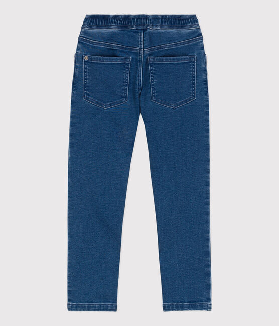 Kinderhose aus Denim in Regular-Fit-Passform für Jungen blau DENIM BLEU DELAVE