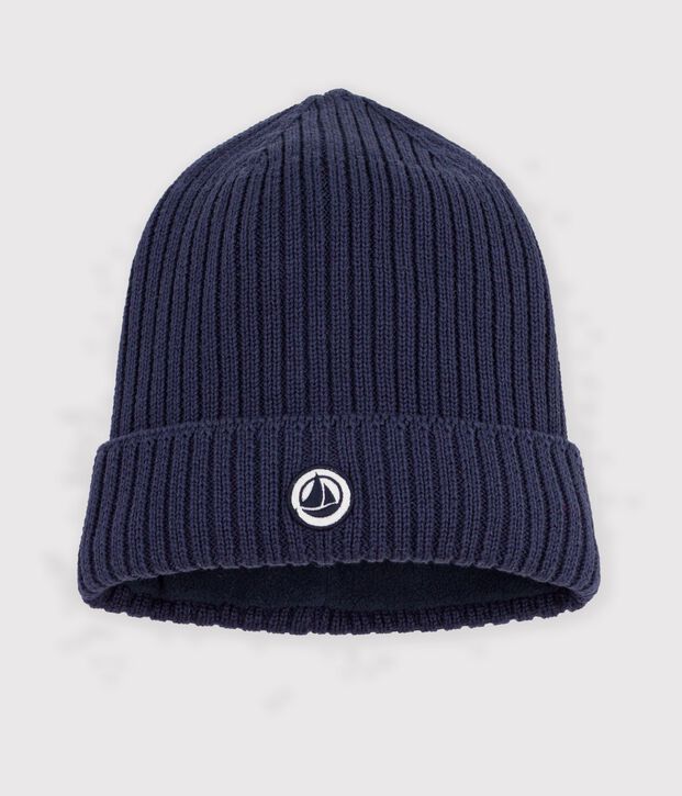 M&uuml;tzen Kinderm&uuml;tze aus Baumwolle mit Fleece- Fleece SMOKING