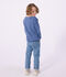Kinder-Shirt Marini&egrave;re aus Baumwolle mit Streifen blau/blau