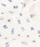 Baby-Bodyjama Heho aus Doppeljersey weiss MARSHMALLOW/ CREPUSCULE