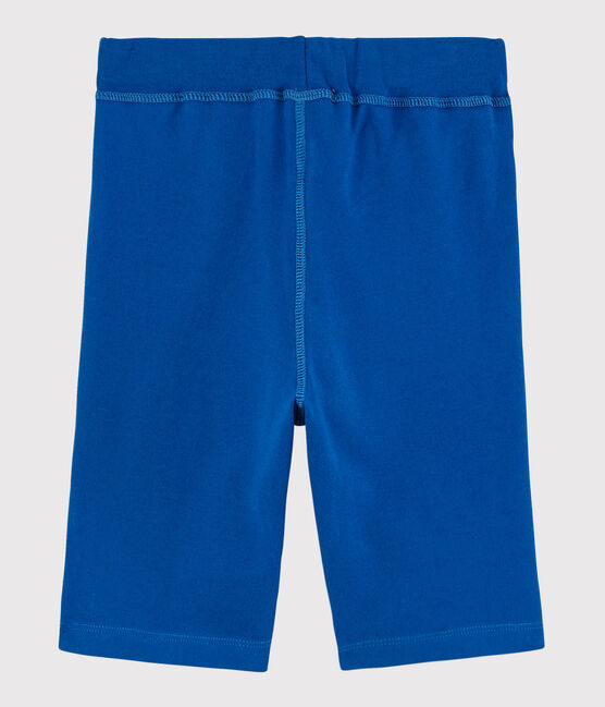 Kinder-Bermuda aus Jersey für Jungen blau SURF