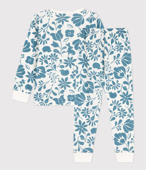 Kinderpyjama aus Baumwolle weiss MARSHMALLOW/ ROVER