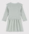 Baby-Kleid für Mädchen aus Wolle und Baumwolle grau BELUGA CHINE