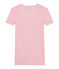 Damen-T-Shirt mit V-Ausschnitt aus Original-Rippstrick rosa BABYLONE