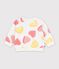 Baby-Sweatshirt aus Baumwolle mit Hertmotiv weiss/vielfarbig