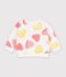 Baby-Sweatshirt aus Baumwolle mit Hertmotiv weiss/vielfarbig