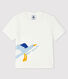Kurzärmeliges Baby-T-Shirt aus Rippstrick für Jungen