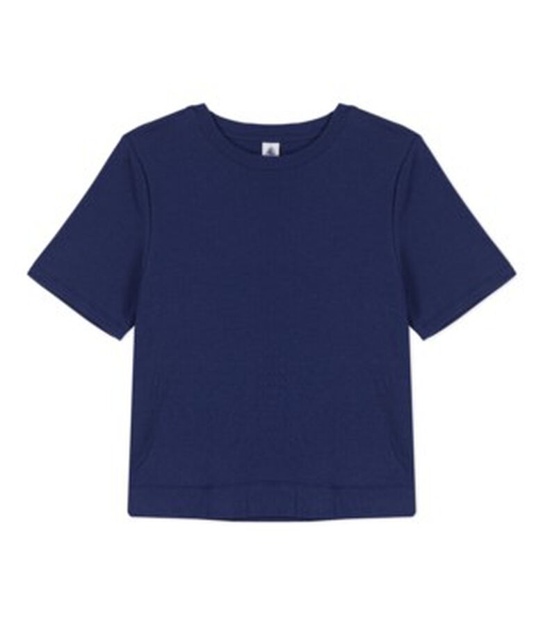Damen-T-Shirt LE BOXY aus Baumwolle blau