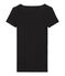 Leichtes langärmeliges baumwoll-t-shirt damen schwarz NOIR