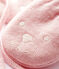Baby-Fäustlinge mit Microfleecefutter rosa MINOIS