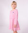 Langärmeliges Kinder-Kleid aus Baumwolle rosa BOUDOIR/ MILK