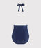 Damen-Badeanzug aus recyceltem Material blau SMOKING