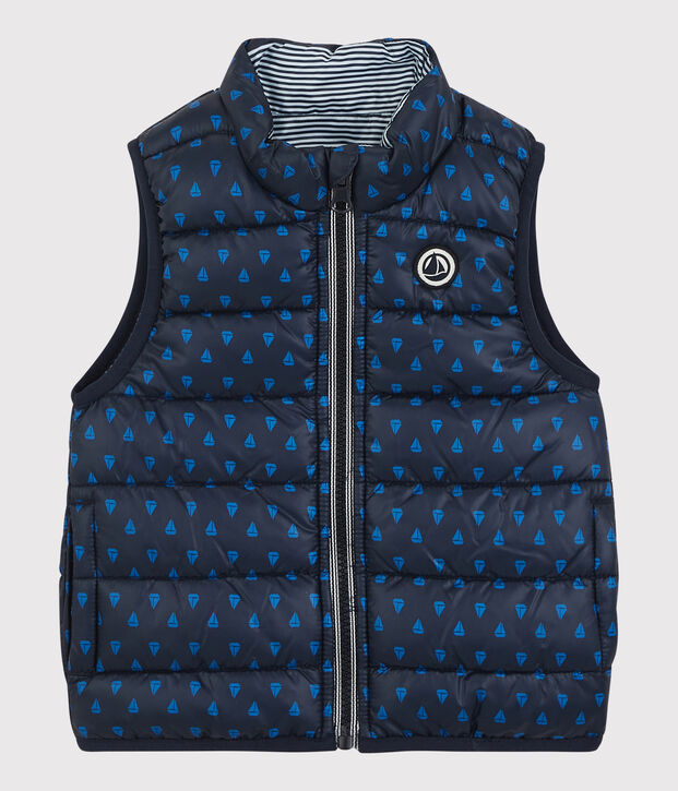 Wendbarer Baby-Anorak. blau/blau