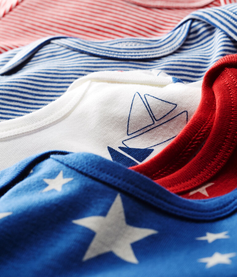 5er-Set kurz&auml;rmelige Baby-Bodys f&uuml;r Jungen variante 1