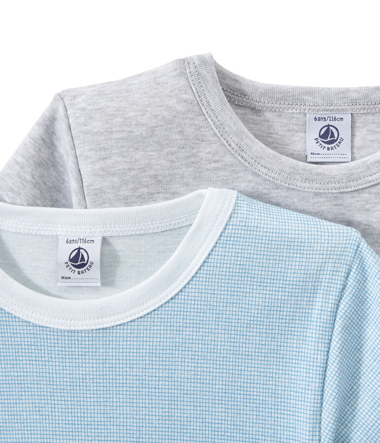 Jungen-Kurzarmshirts im 2er-Set weiss