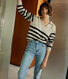 Damen-Pullover aus Wolle und Baumwolle