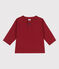 Langärmeliges Baby-T-Shirt aus Baumwolle STOP