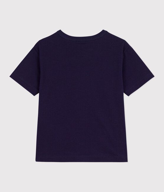 Kurzärmeliges Kinder T-Shirt aus Baumwolle blau SOIR