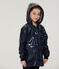 Lack-Regenjacke für Mädchen blau SMOKING