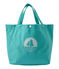 Mädchen-Shopper aus Canvas grün VERDE