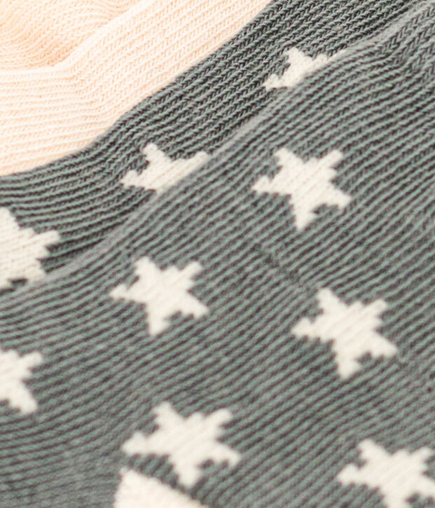 2er-Set Babysocken mit Sternenmotiv vielfarbig