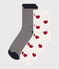 2 Paar Damensocken mit Printmotiv aus Baumwolle variante 1