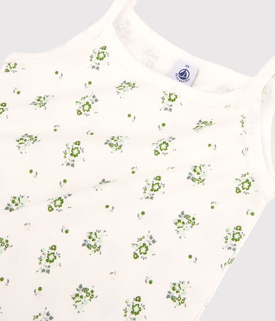 Trägershirt L’ICONIQUE aus Baumwolle für Damen weiss MARSHMALLOW/weiss MULTICO