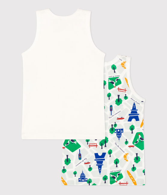 Kinder-Tanktops aus Baumwolle im 2er-Set variante 1