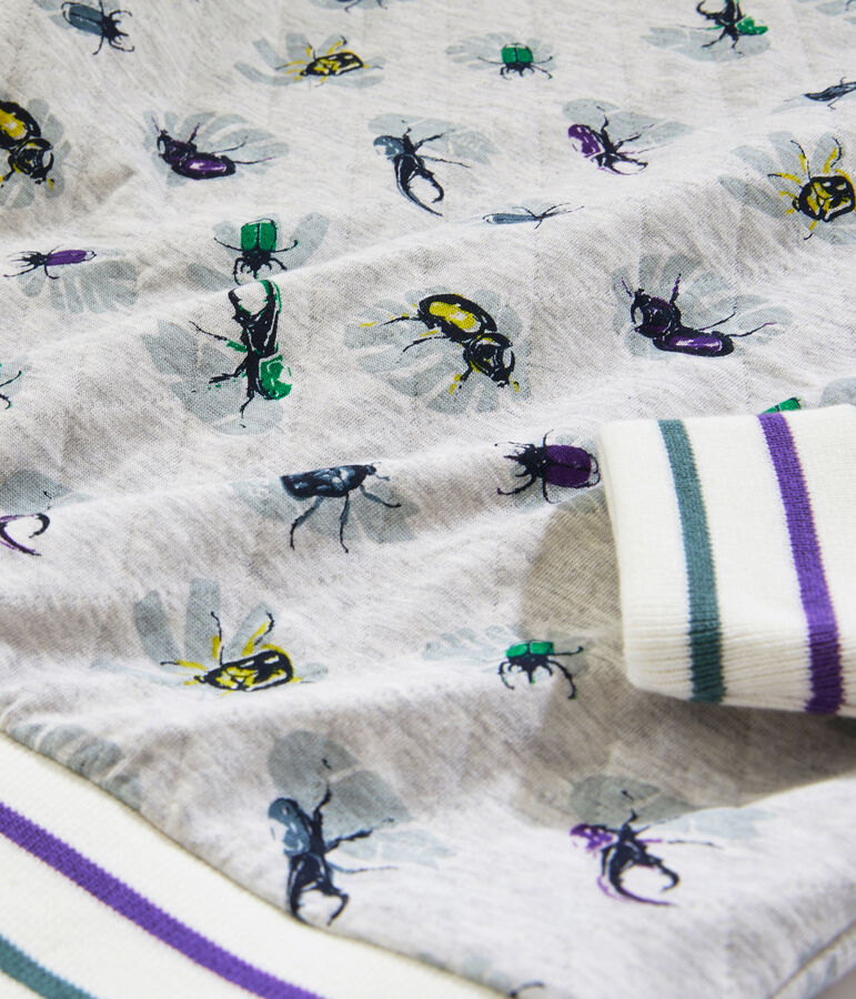 Kinder-Sweatshirt f&uuml;r Jungen grau BELUGA/weiss MULTICO