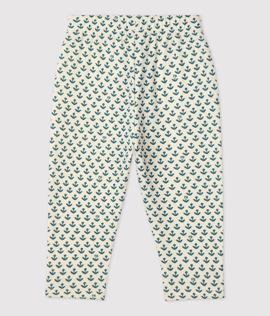 Baby-Hose aus Doppeljersey weiss AVALANCHE/ BRUT