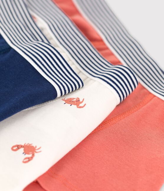 3er-Set Boxershorts aus Baumwolle mit Krabbenmotiv für Jungen variante 1